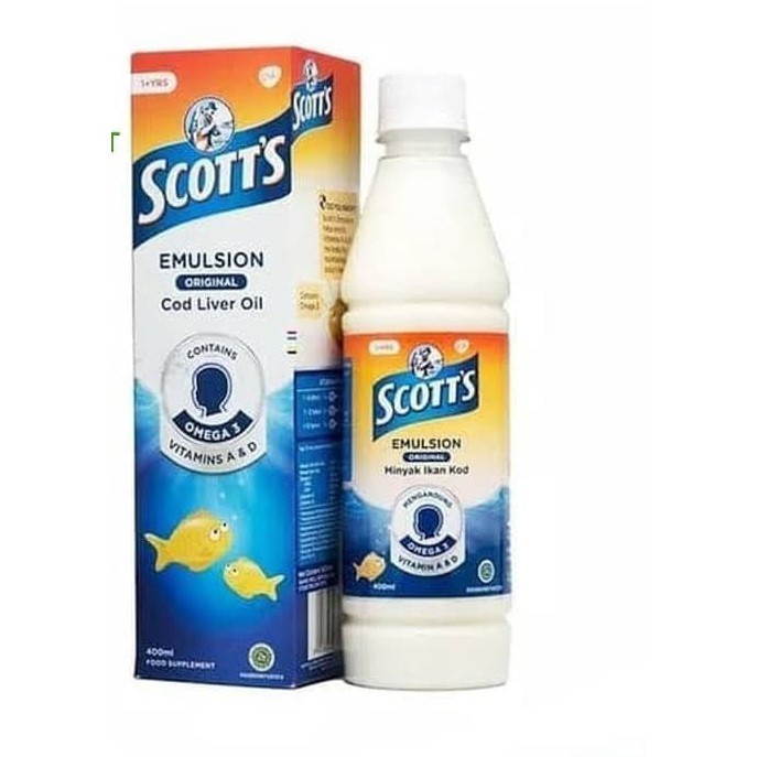 SCOTT EMULSION ORIGINAL 400ML COD LIVER OIL / SCOT EMULSION SCOTT'S