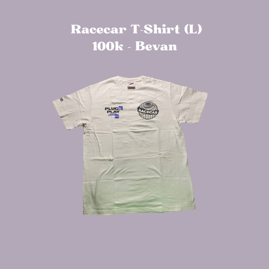 Racecar T Shirt Size L - Bevan