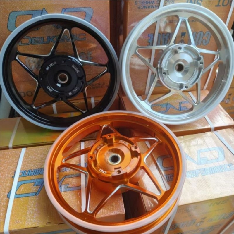 Velg Racing Delkevic X1 Vario 160 Abs & Cbs / Pelek Delkevic Bintang Vario 160 Abs & Cbs 185/215-14