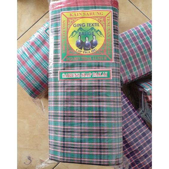 KODE X15O Sarung Tenun Balige  Mandar Balige Cap Tiga Ibu Asli Benang Katun  Harga Grosir Murah Meri