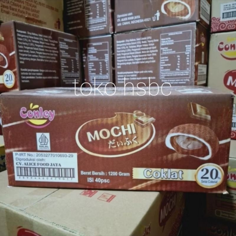 

VIRAL MOCHI SUPER COKELAT | ANEKA RASA KENYAL LEMBUT ENAK PER DUS ( 40 X 30g)