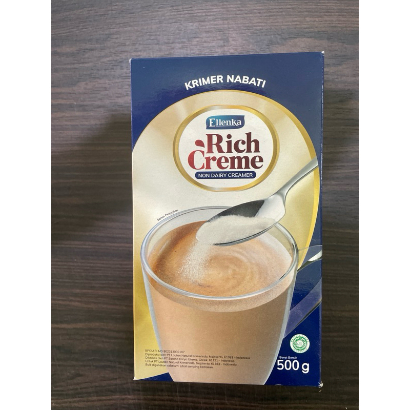 

rich creme | ellenka krimer nabati | krimer bubuk kemasan 500gr