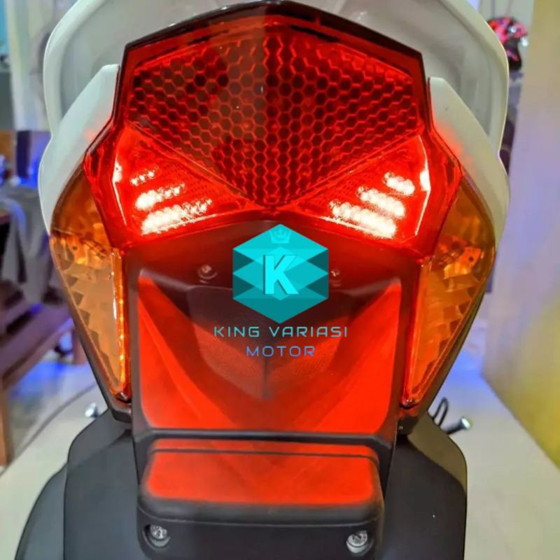 lampu stoplamp running Vario kzr 125 old/Vario bohlam/ lampu belakang running Vario kzr 125 old