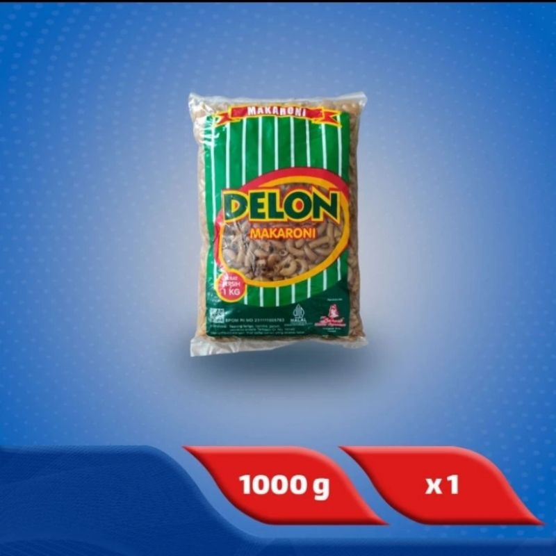 

makaroni mentah cap delon 1 kg