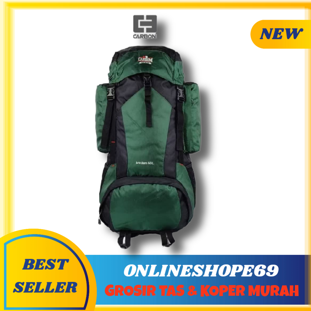 Keril. Tas gunung. Tas gede. Kerrier 80liter. Kerier 60liter.  Keril bahan bagus. Keril pakai besi. 