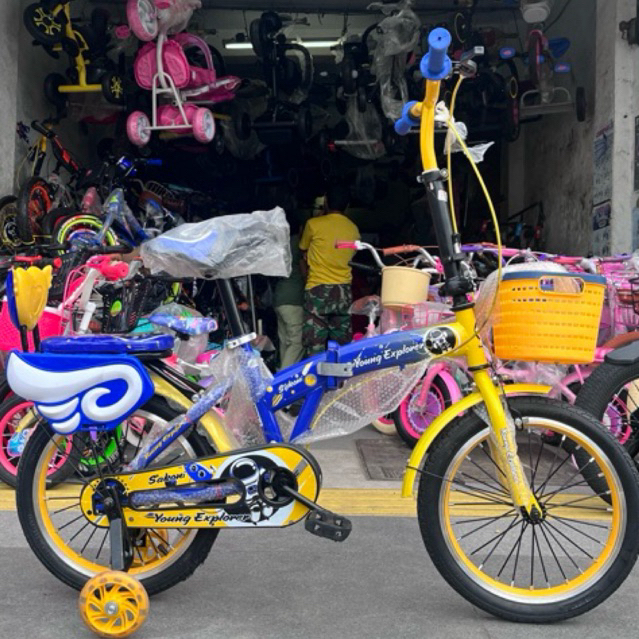 Sepeda Anak Lipat Keranjang 16 Inch Sakoni Young Explorer