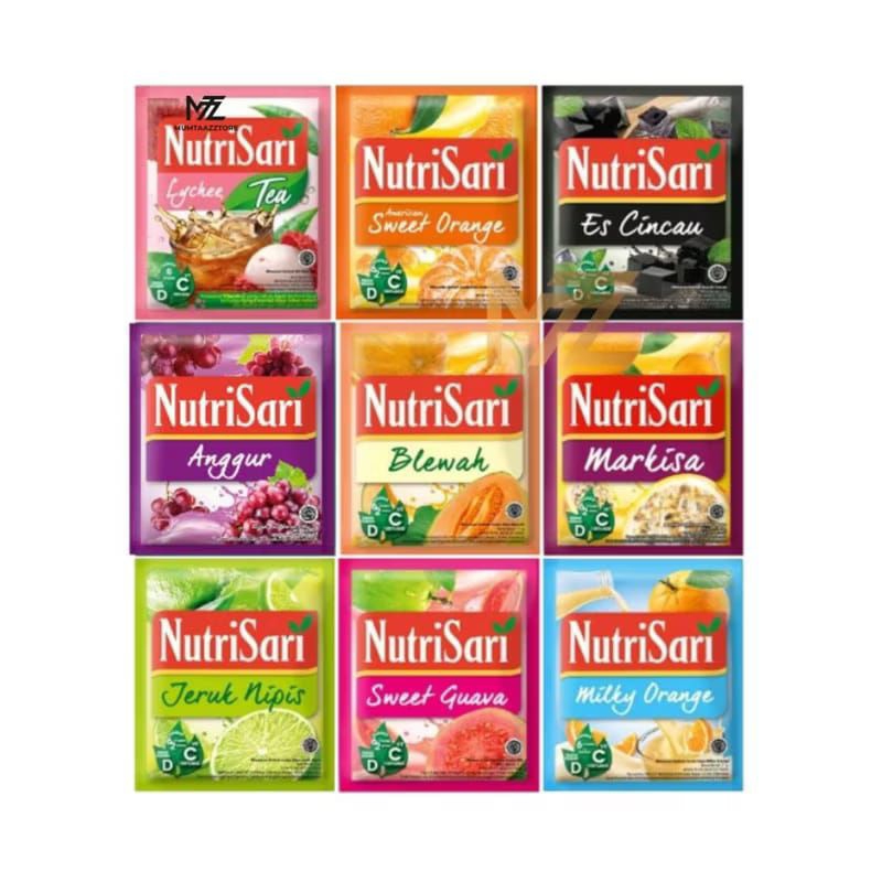 

3 Renceng Nutrisari Sachet All Variant (10 sachet x 14g)