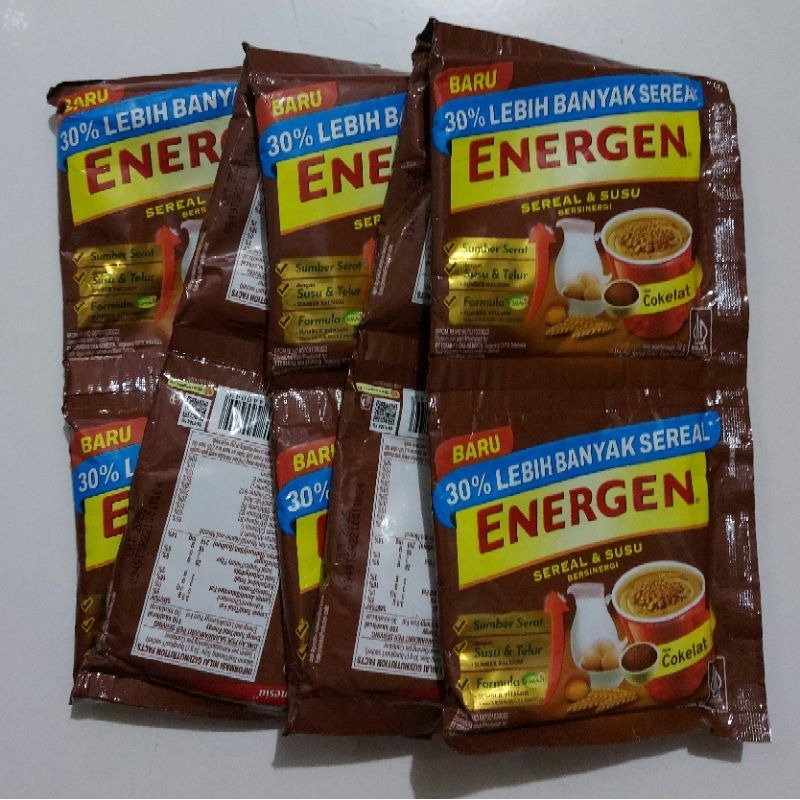 

Energen Sereal & Susu Rasa Cokelat 1 Renceng 10 sachet @35gr