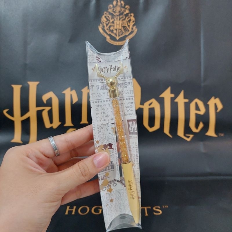 

READU Miniso X Harry Potter Metal Figure Ballpoint Pulpen Pen Golden Snitch