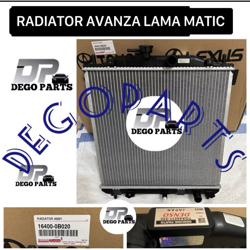 RADIATOR ASSY AVANZA/XENIA LAMA MATIC ASLI ORIGINAL DENSO JAPAN