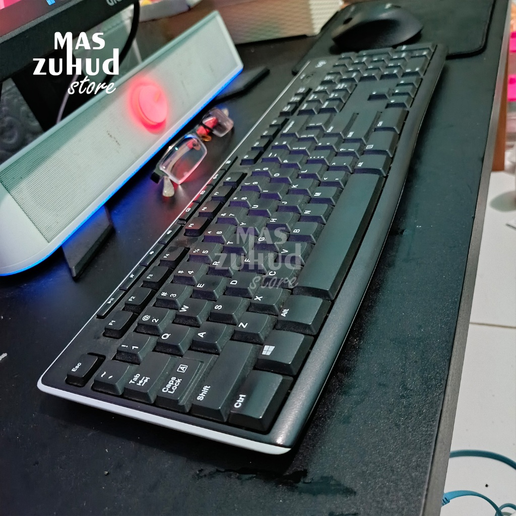 Keyboard wireless logitech k270 silent click Bekas Muluss