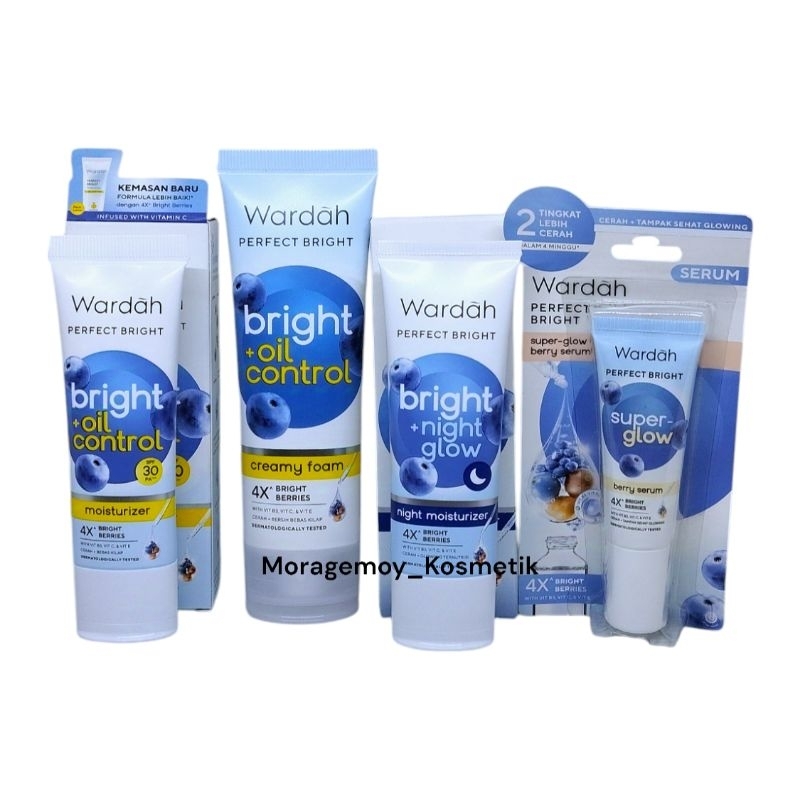 Wardah Perfect Bright Oil Control 4in1 / Paket Murah Perfect Bright