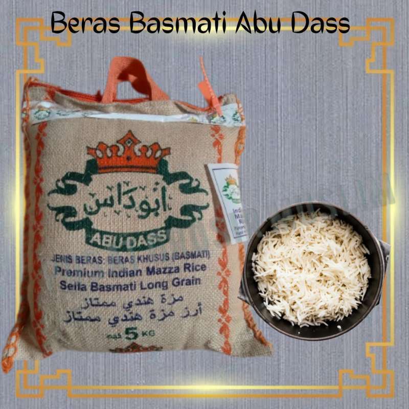 

Basmati Rice Abu Dass Termurah dan Premium Quality 5kilo Original Segal PREMIUM ORIGINAL REPACK SUKHRIYAH XXL