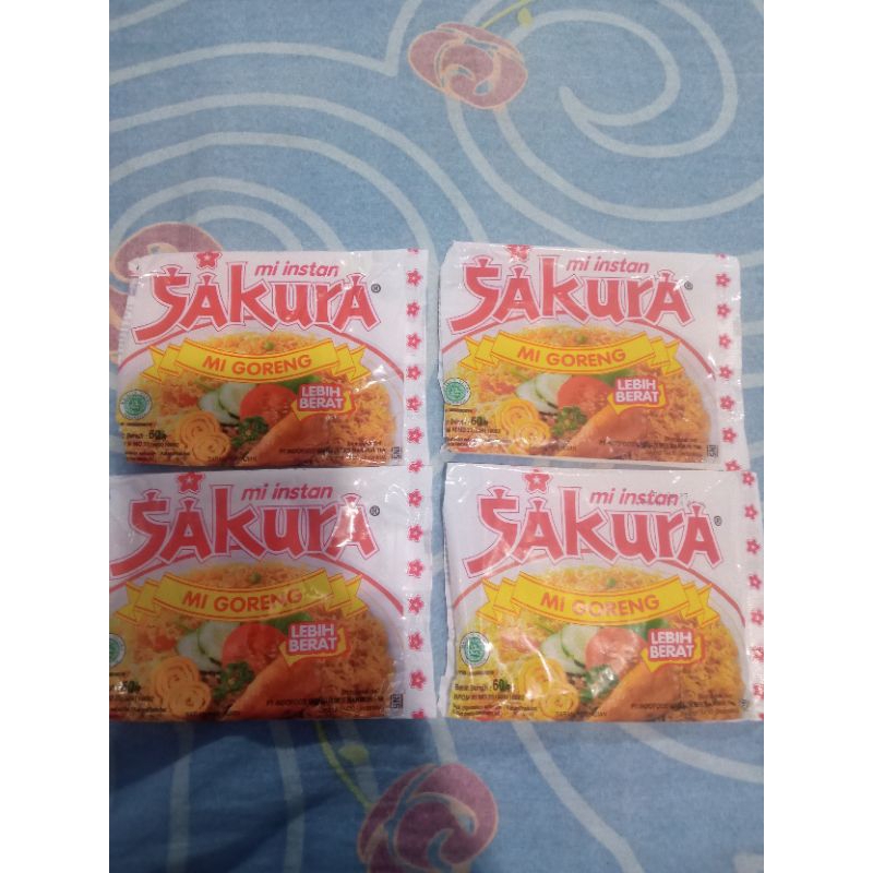 

50pcs Bungkus kosong Indomie sakura untuk kerajinan prakarya daur ulang