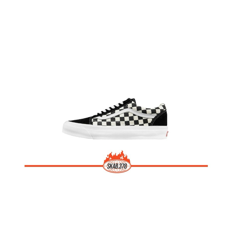 Vans Oldskool Checkerboard Black white OG Vault resmi navya