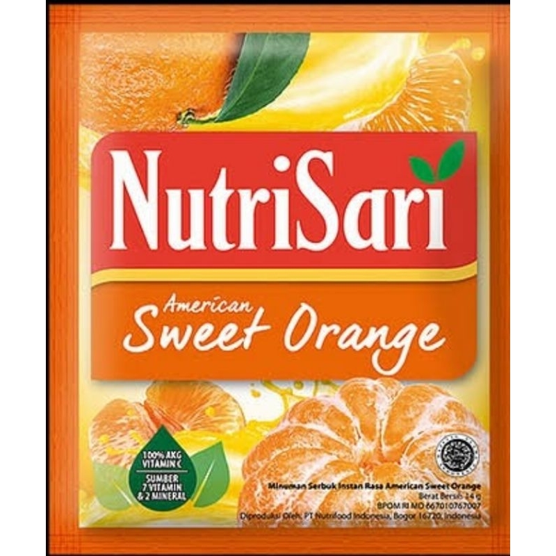 

nutrisari sweet orange 1 pack ( 40 sachet )