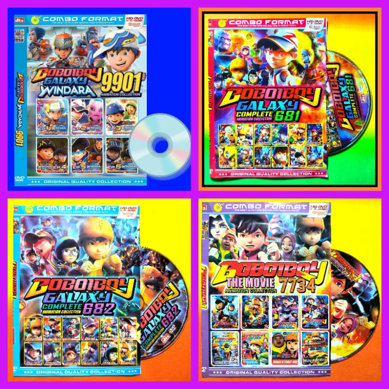 Kaset Film Kartun Anak Koleksi BOBOIBOY Pilihan Terlaris