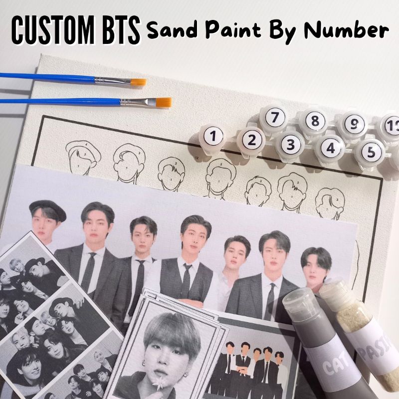 

BTS PAINT BY NUMBER