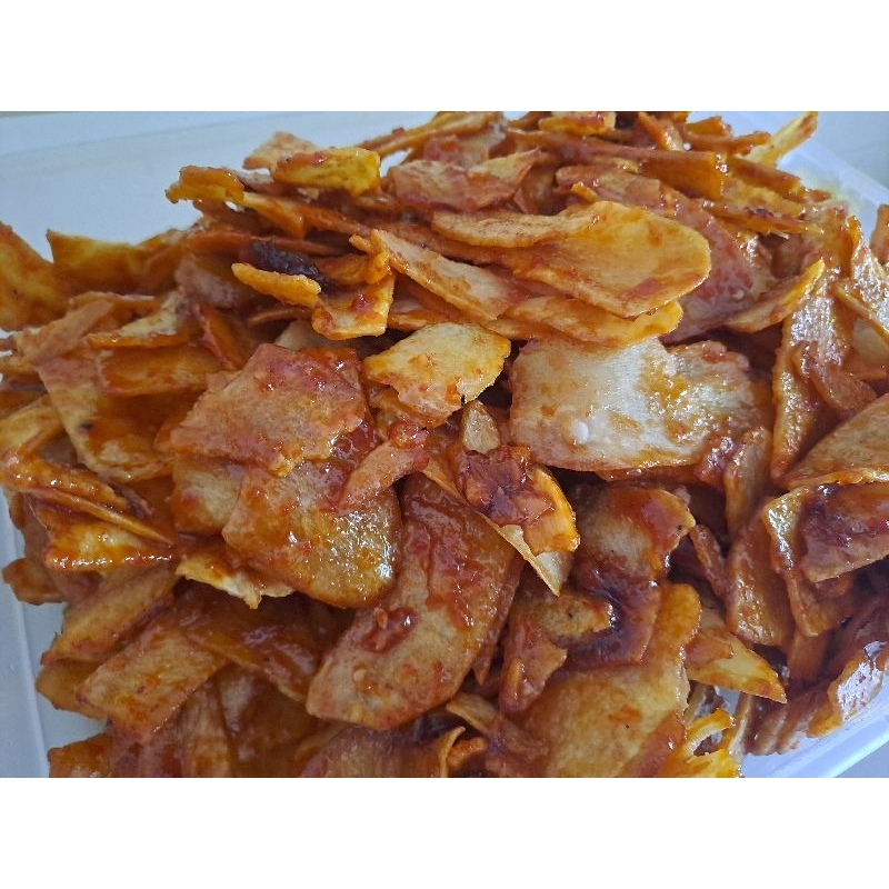 

Keripik Singkong Presto Pedas Manis 500gr / Pedas Manis Lumer / Keripik Mantap / Keripik Enak / Bikin Nagih / Mantap