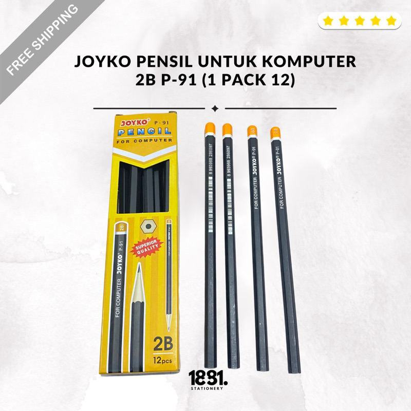 

Joyko Pensil 2B Untuk Ujian 1 Pack 12 ( P-91 )