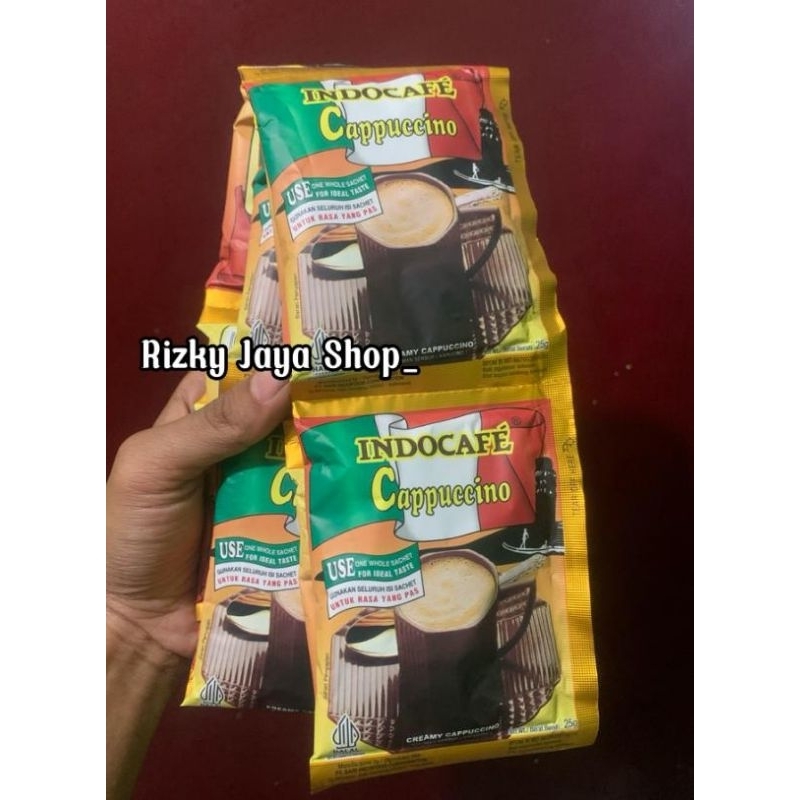 

Indocafe Cappucino Renceng Isi 10 Sachet