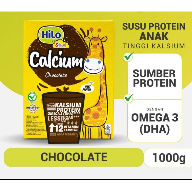 

hilo school Chocolate 1000 g gr coklat cokelat susu tinggi kalsium