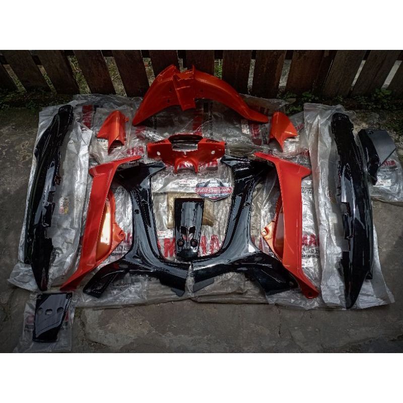 COVER BODY FULL SET F1ZR FIZR FIZ R 2002 ORANGE HITAM ORIGINAL YGP