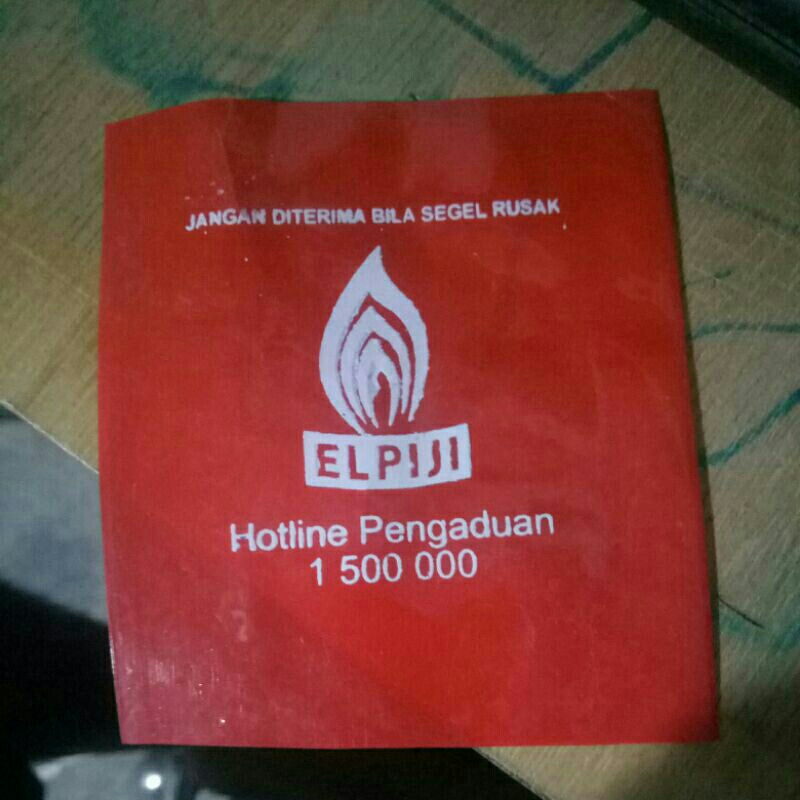 plastik segel gas 12kg