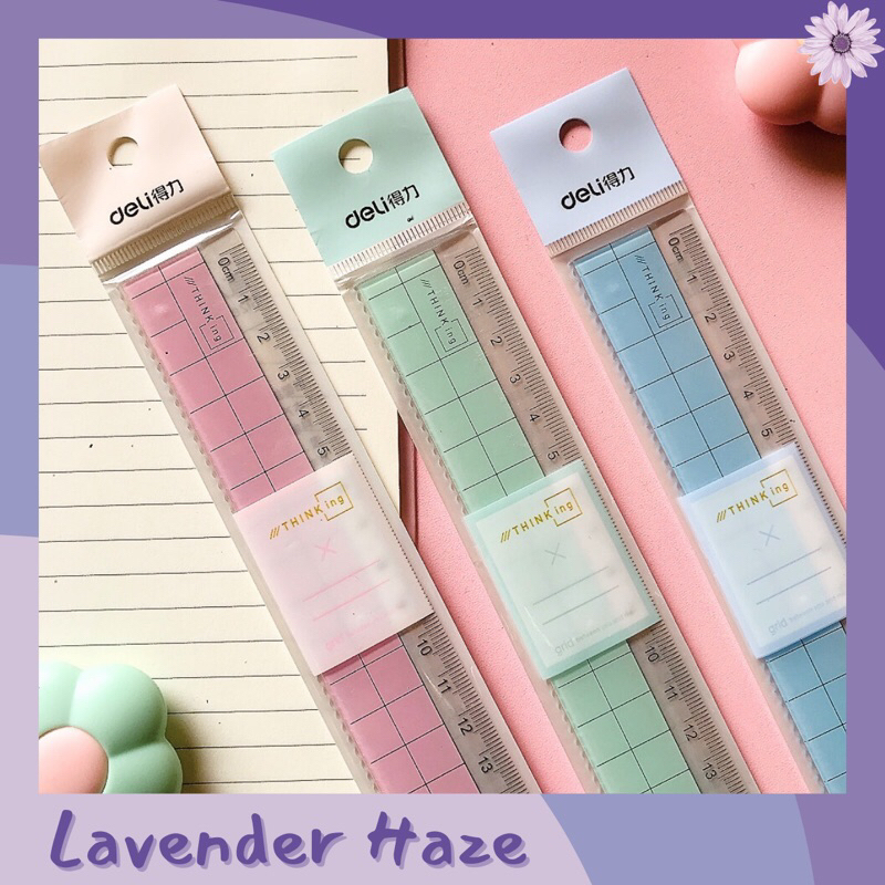 

LH♡ Penggaris Warna Pastel 18cm Aesthetic / 18cm Aesthetic Pastel Color Ruler / Penggaris Estetik Warna Pastel
