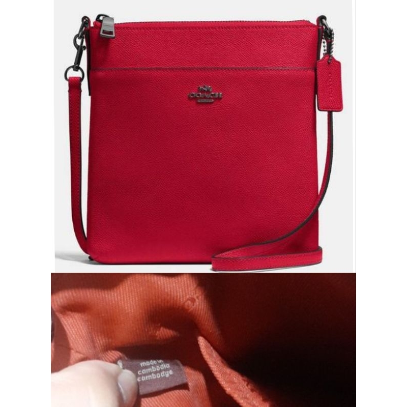 Preloved Red Sling Bag Coach