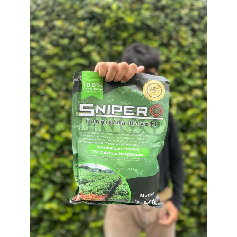 TRICOSNIPER 1 DUS (20 kilo )/TRICODERMA HARZIANUM/OBAT LAYU FUSARIUM