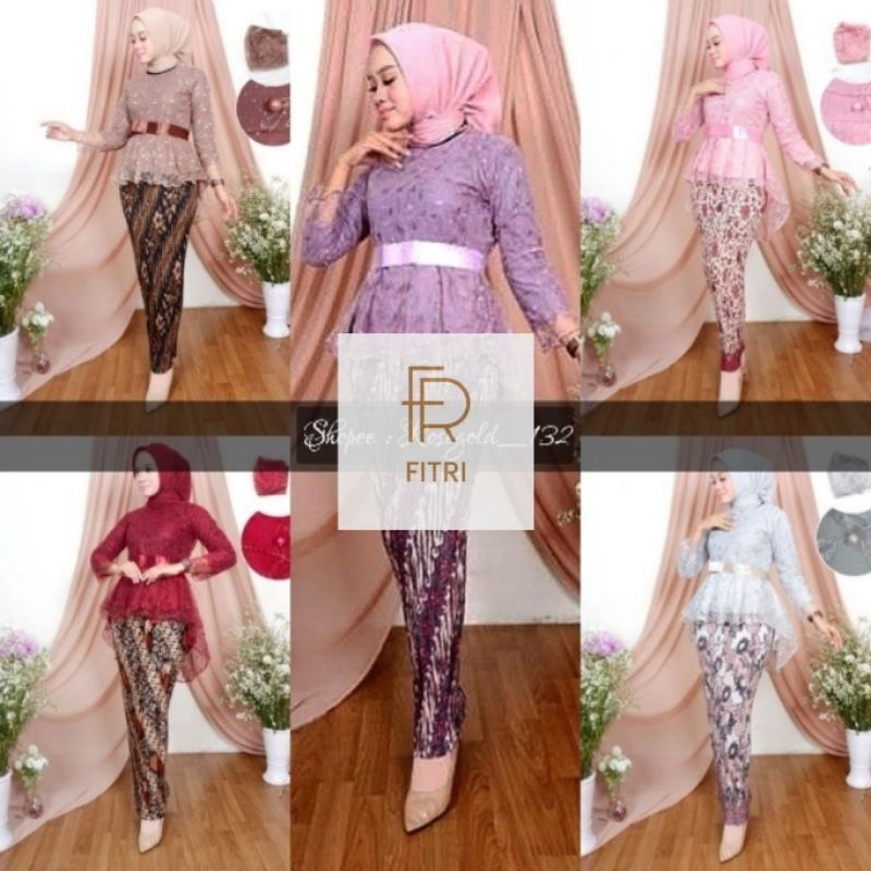 (Dijamin Realpict) SET NINDYA PITA TERLARIS / KEBAYA FAVORITE / KEBAYA MODERN / KEBAYA REMAJA / KEBA