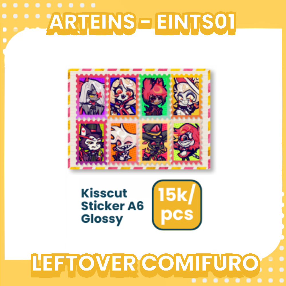 Stiker Kisscut Hotel Hazbin