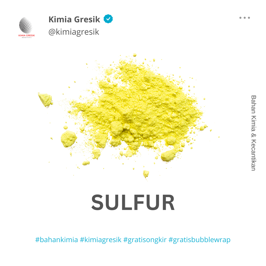 Sulphur Powder Sulfur Bubuk 100 gr