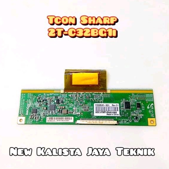 TCON TV SHARP 2T C32BG1I ORIGINAL INNOLUX V320BJ8-Q01 Rev.C1 TCON SHARP 32BG1i TIKON TV 2TC32BG1I TI