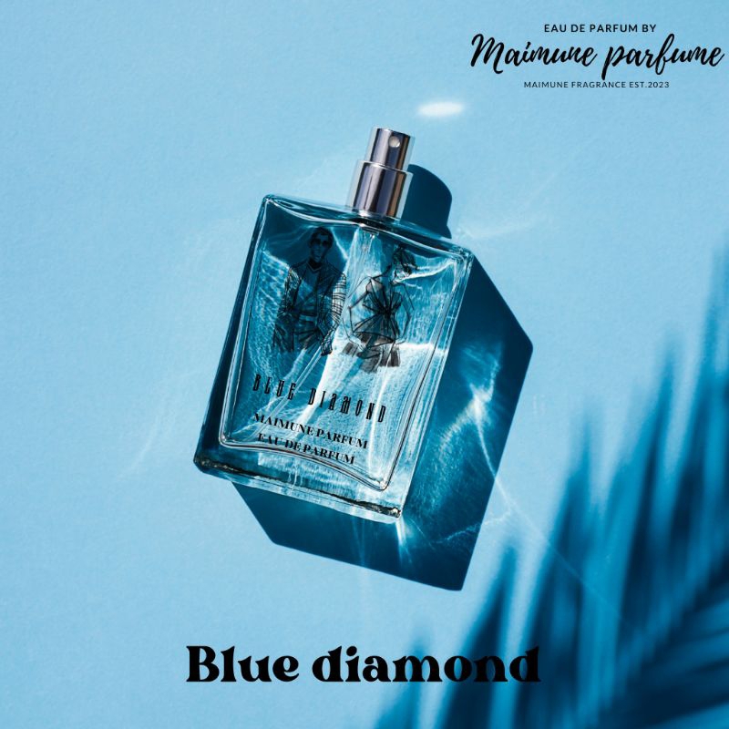 maimune parfum - Blue diamond 50ml/ parfum pria wanita unisex original wangi tahan lama, parfum vira