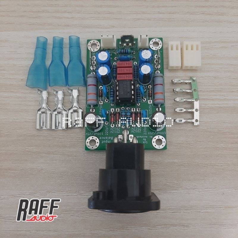 Kit Input Balance Inbal Mono atau Stereo PCB Double Layer