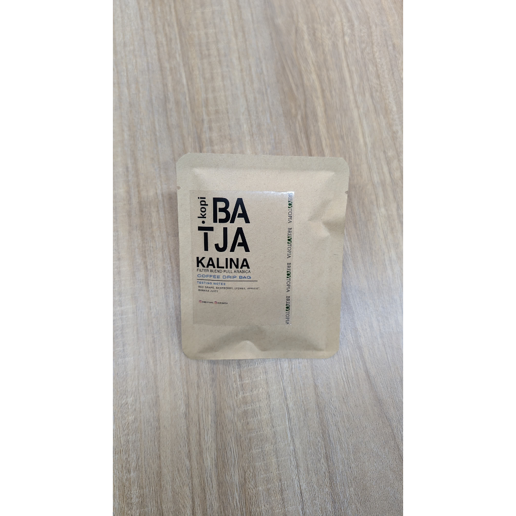 

BATJA Coffee Drip Bag Beans KALINA - Filter Blend Full Arabica - 15 gram - 10 pcs