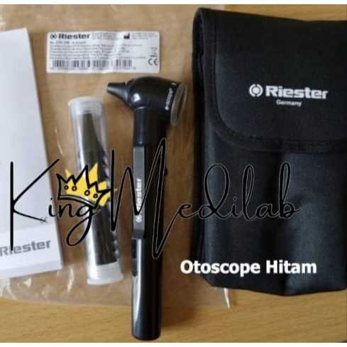 Otoscope Otoskop Riester - Alat Periksa Telinga THT Germany Hitam