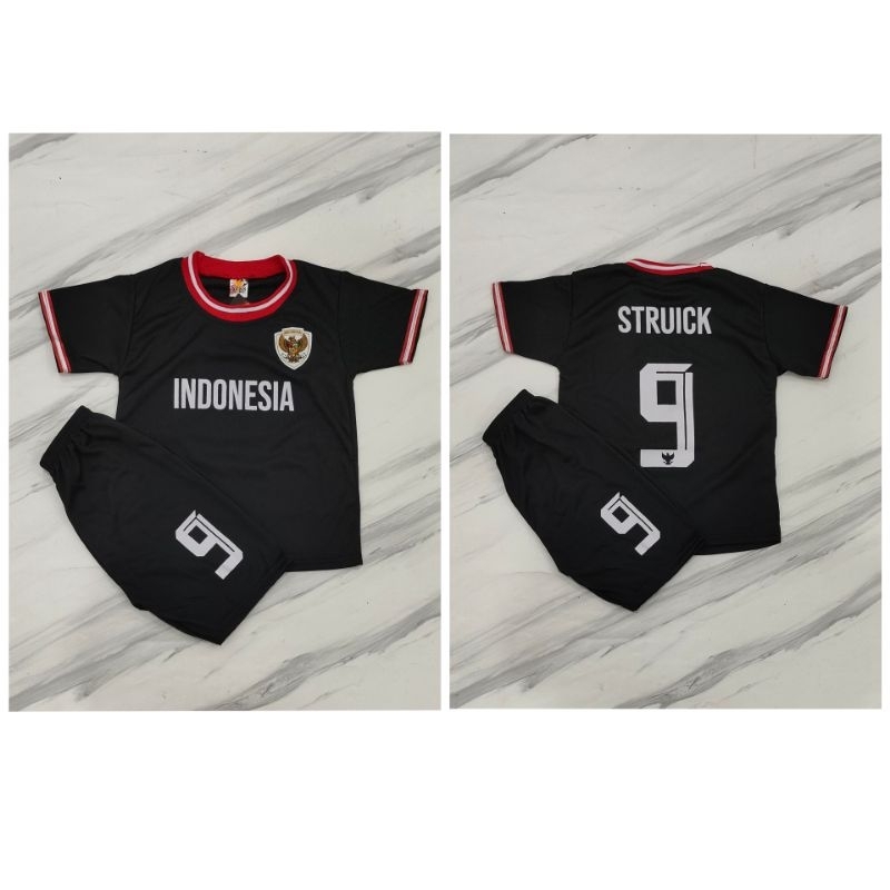 setelan baju bola tim-nas anak setelan baju bola futsal anak umur 1-14 tahun