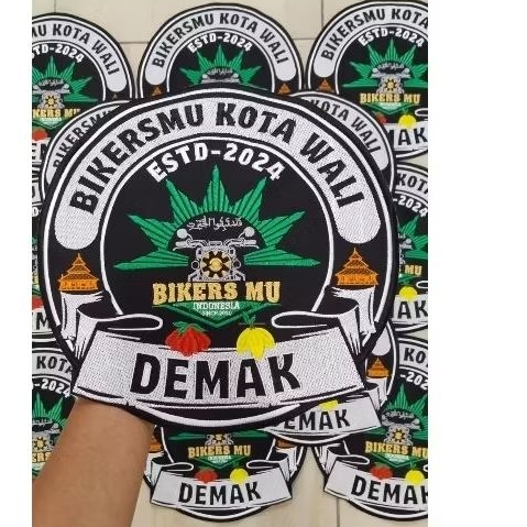 BORDIR BESAR KOMUNITAS BACK PATCH LOGO BESAR CUSTOM