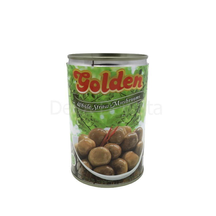 

Golden Whole Straw Mushroom 425 gr / Jamur Merang