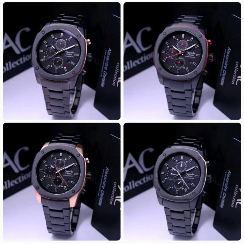 ORIGINAL JAM TANGAN PRIA ALEXANDRE CHRISTIE  AC 6658 / AC6658 / 6658 GARANSI RESMI 1 TAHUN