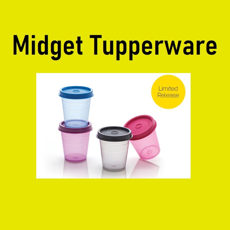 Tupperware Midget Mini Cup 60 ml pcs