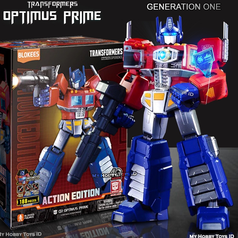 Mainan Action Figure Robot Optimus Prime Transs Formers Generation One Model KIT G1 Not Robosen