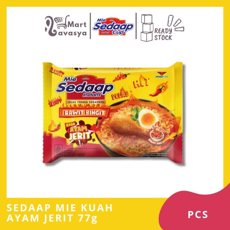 

SEDAAP MIE KUAH AYAM JERIT 77g - 1 PCS - KOTA BANDUNG - LAVASYA MART