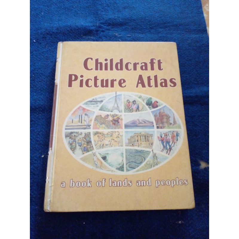 Childcraft Picture Atlas  a book of lands and peoples     r