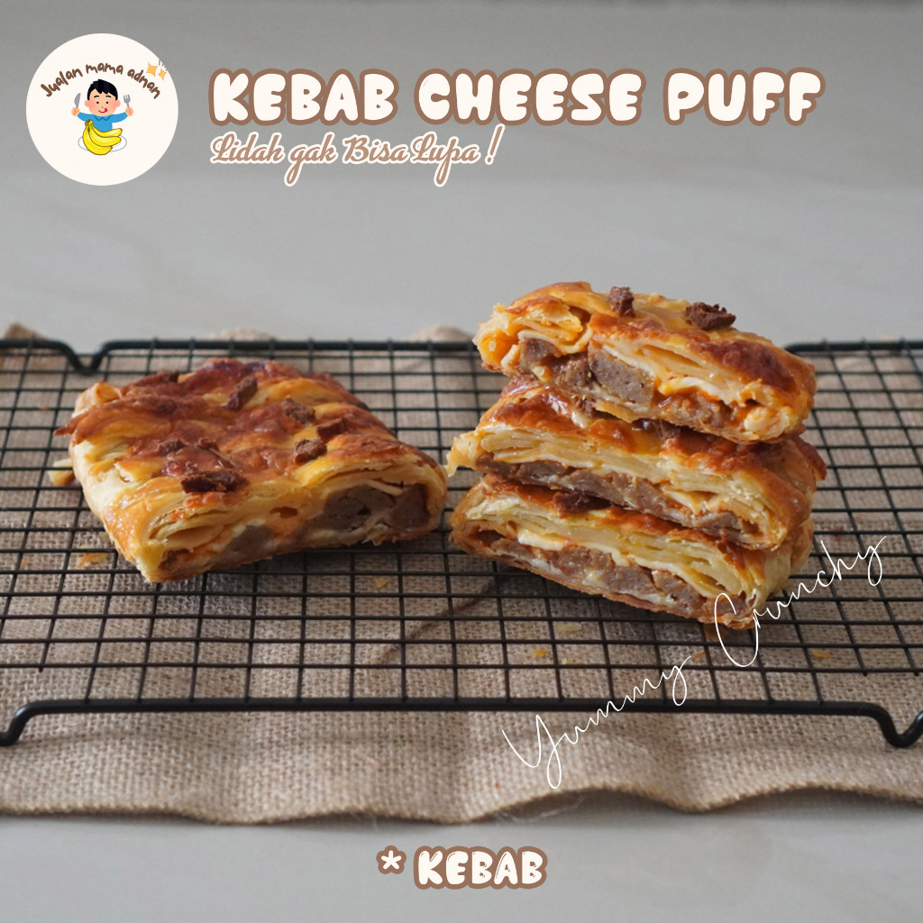 

Kebab Puff Pastry Cheese/Kebab Puff