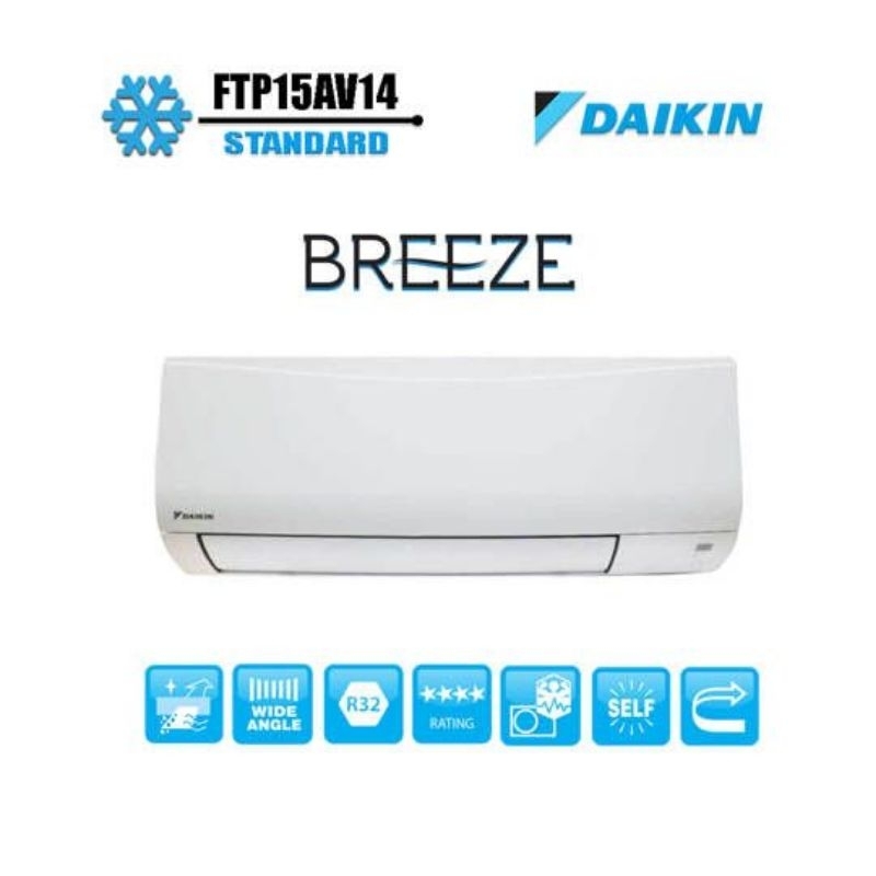 AC DAIKIN BREEZE 1/2 PK STP15AV9