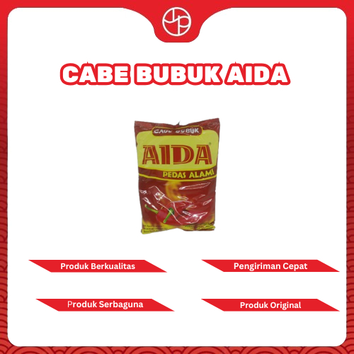 

Cabe Bubuk Aida Pedas Alami 250gr